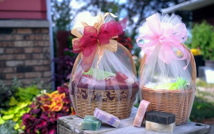 Gift Baskets of Handmade Soaps